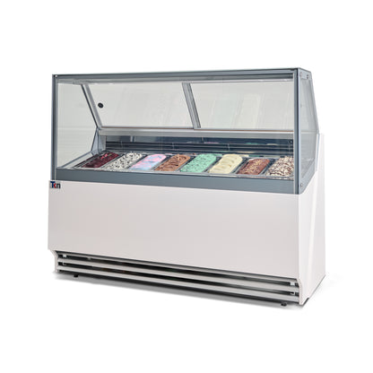 Vitrina Expositora de Gelato - TKN8GS